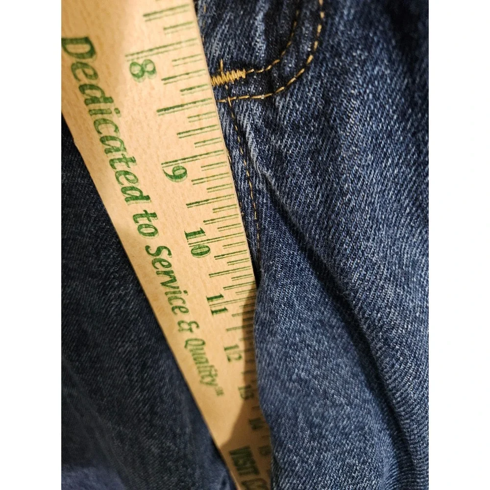 Wrangler Rugged Wear Mens Blue Straight Leg Denim‎ Jeans 34x28